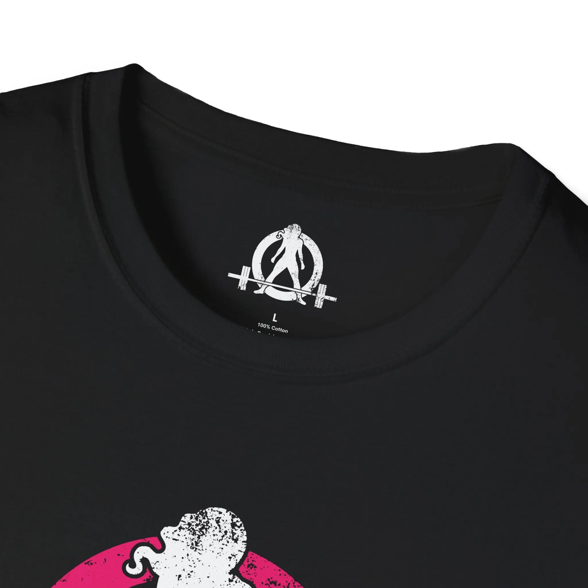 Unisex Softstyle T-Shirt - Color Distressed Logo - Plain Back