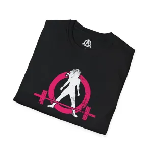 Unisex Softstyle T-Shirt - Color Distressed Logo - Plain Back
