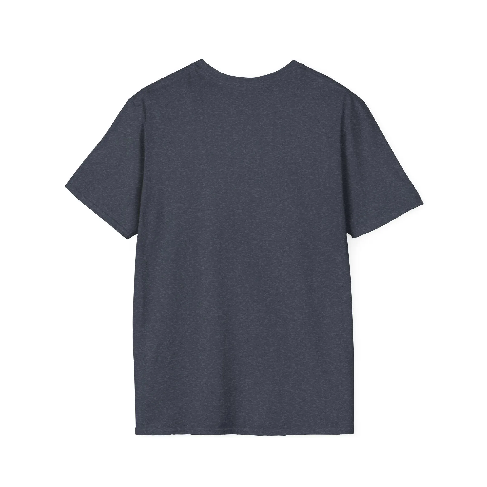 Unisex Softstyle T-Shirt - Color Distressed Logo - Plain Back