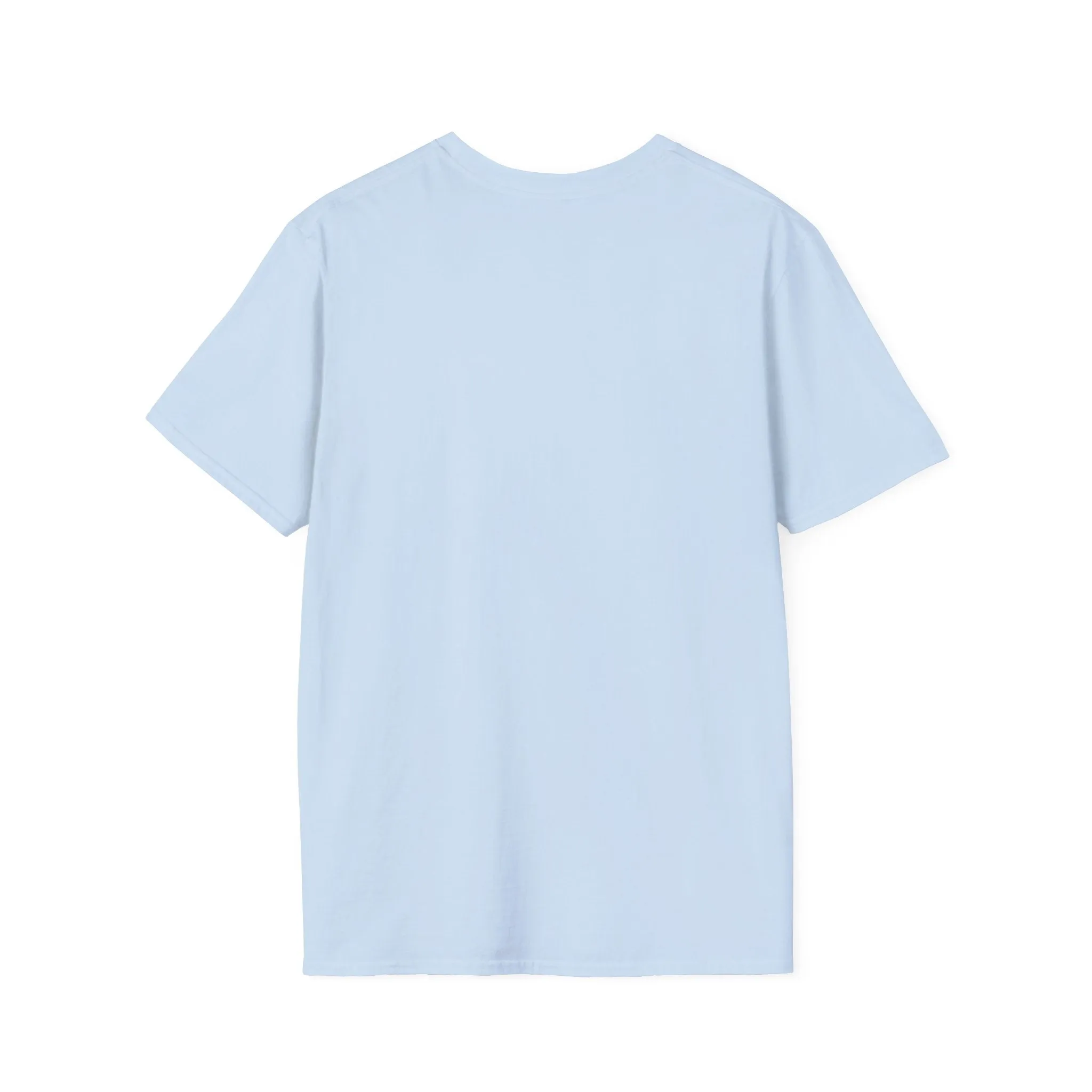 Unisex Softstyle T-Shirt - Color Distressed Logo - Plain Back