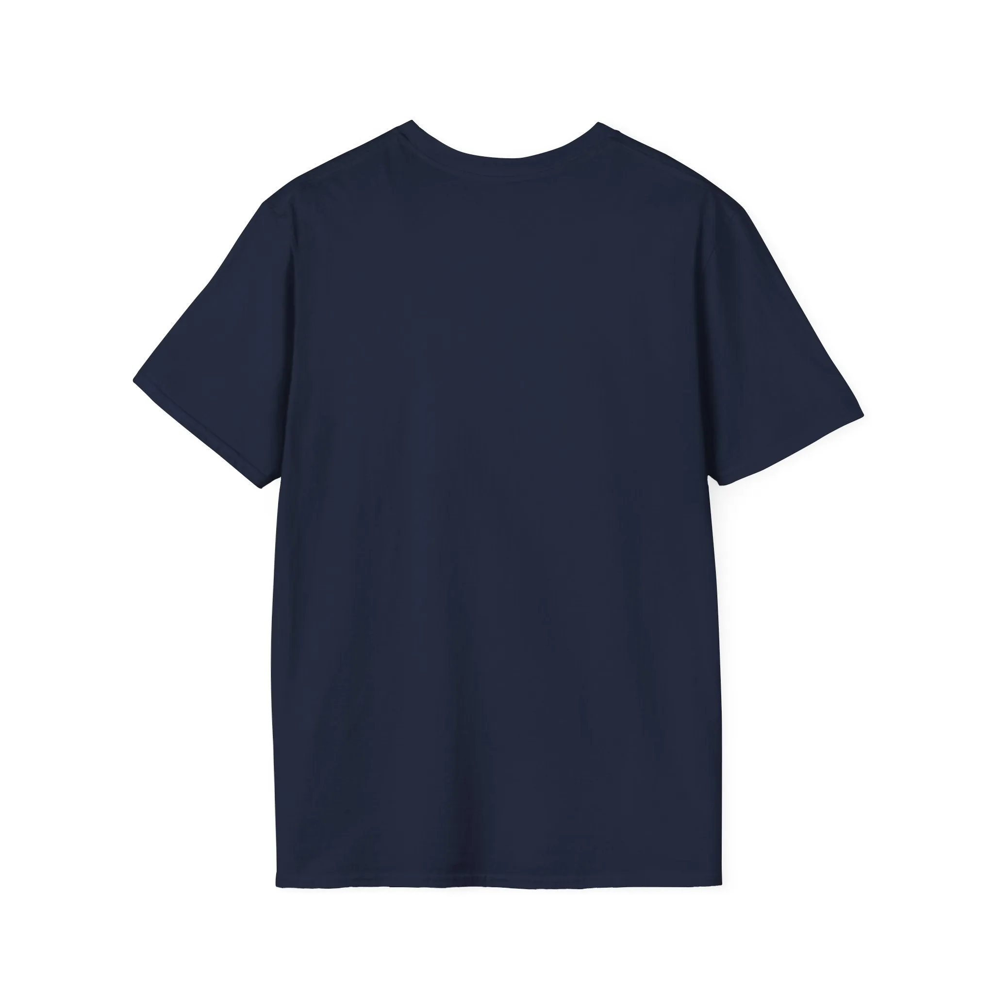 Unisex Softstyle T-Shirt - Color Distressed Logo - Plain Back
