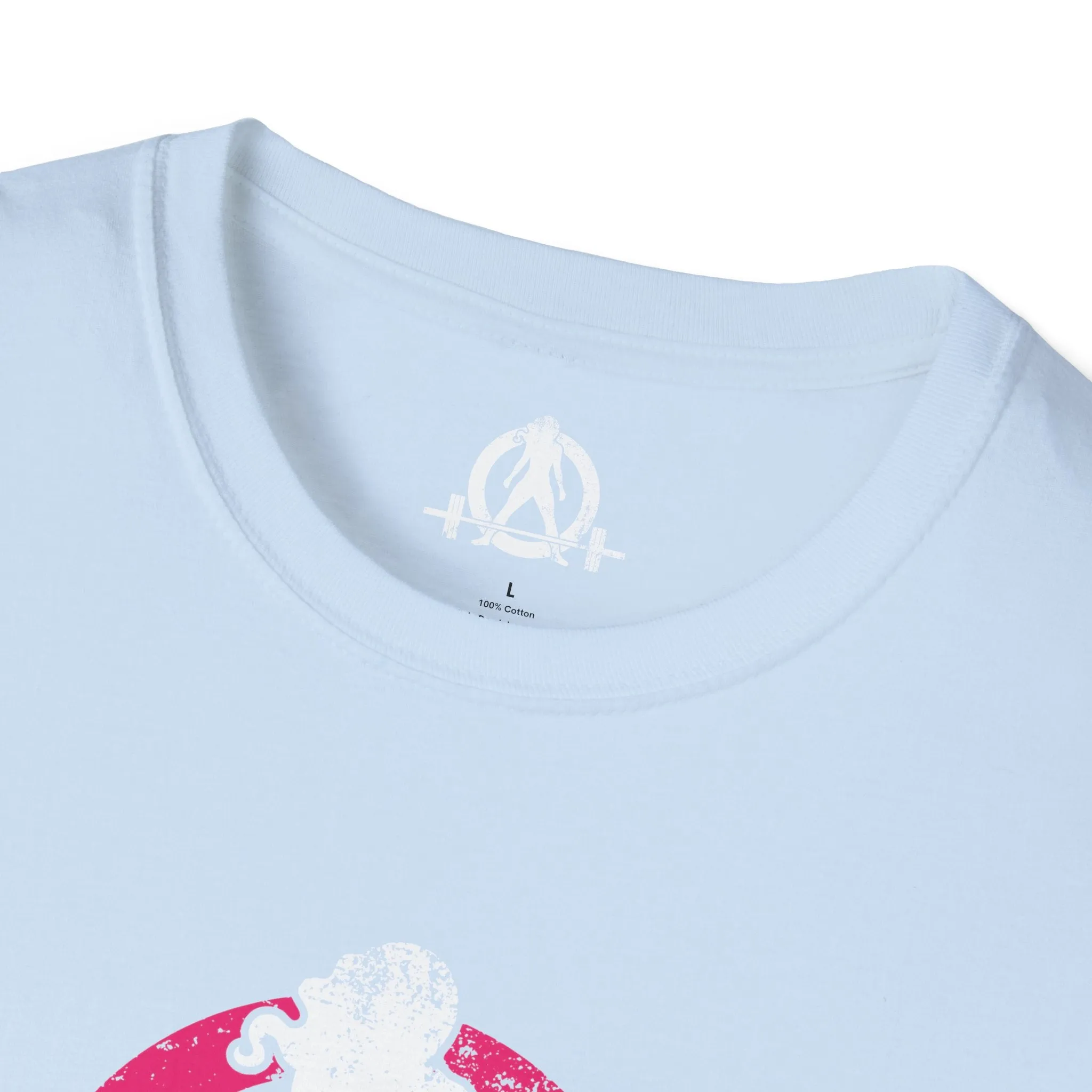 Unisex Softstyle T-Shirt - Color Distressed Logo - Plain Back