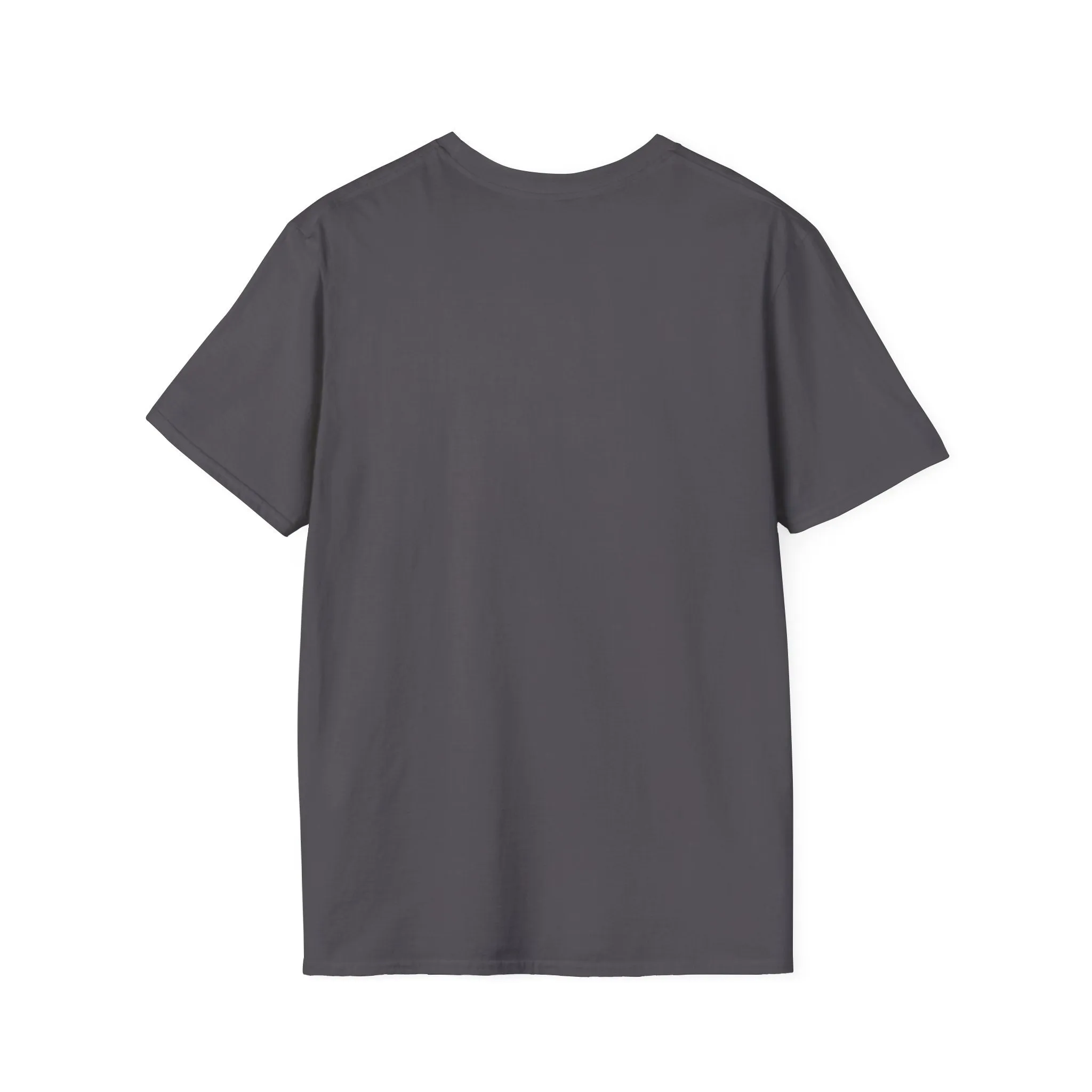 Unisex Softstyle T-Shirt - Color Distressed Logo - Plain Back