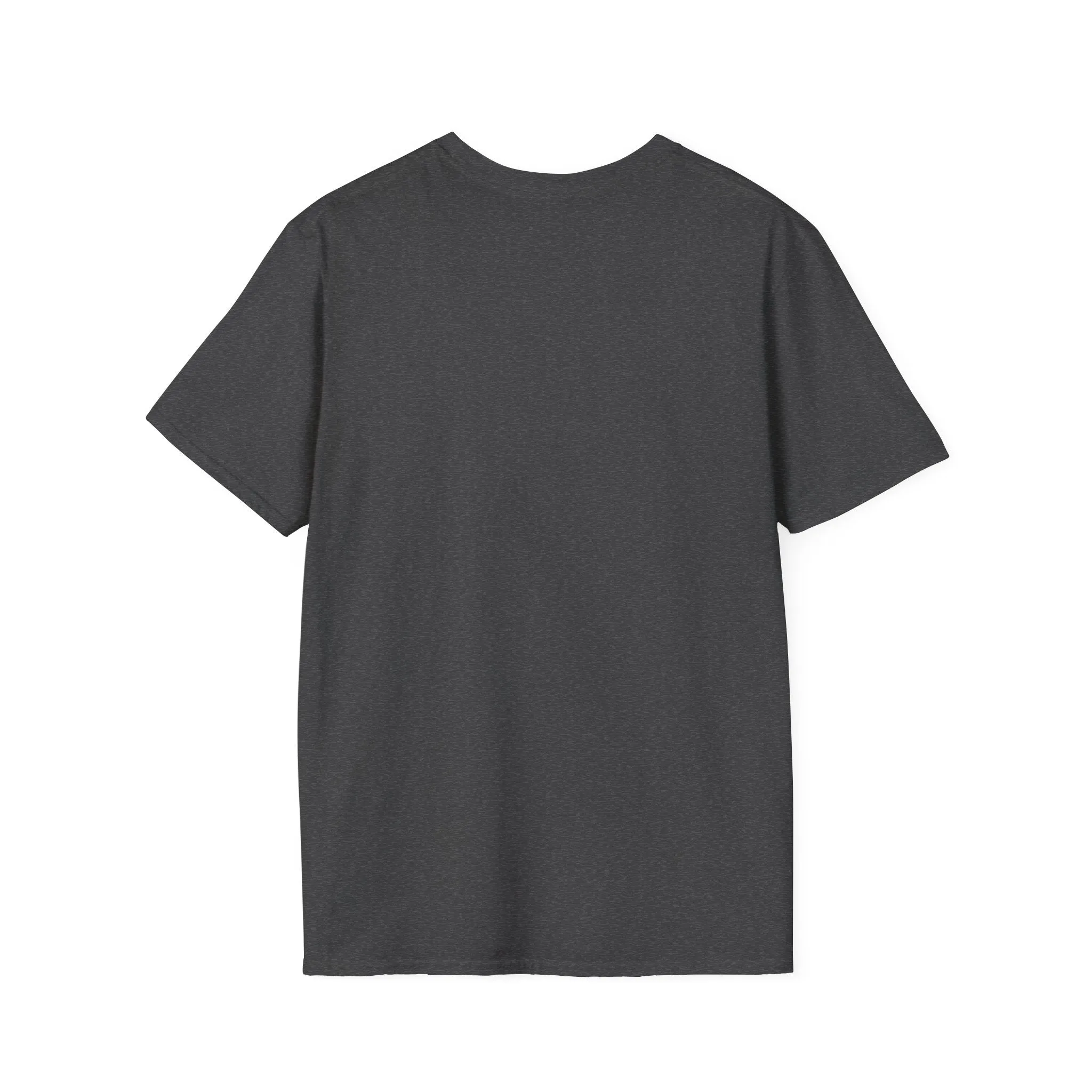 Unisex Softstyle T-Shirt - Color Distressed Logo - Plain Back