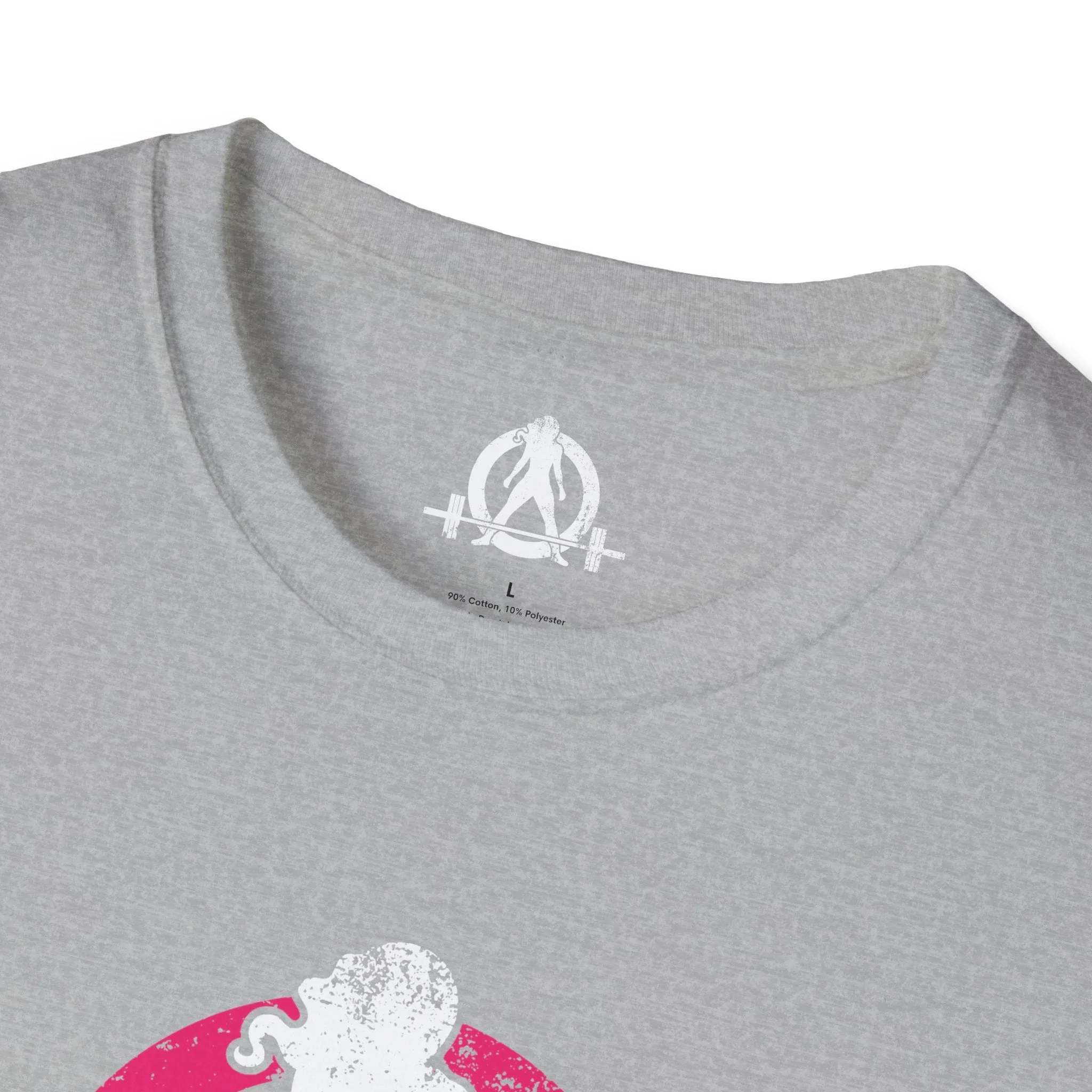 Unisex Softstyle T-Shirt - Color Distressed Logo - Plain Back
