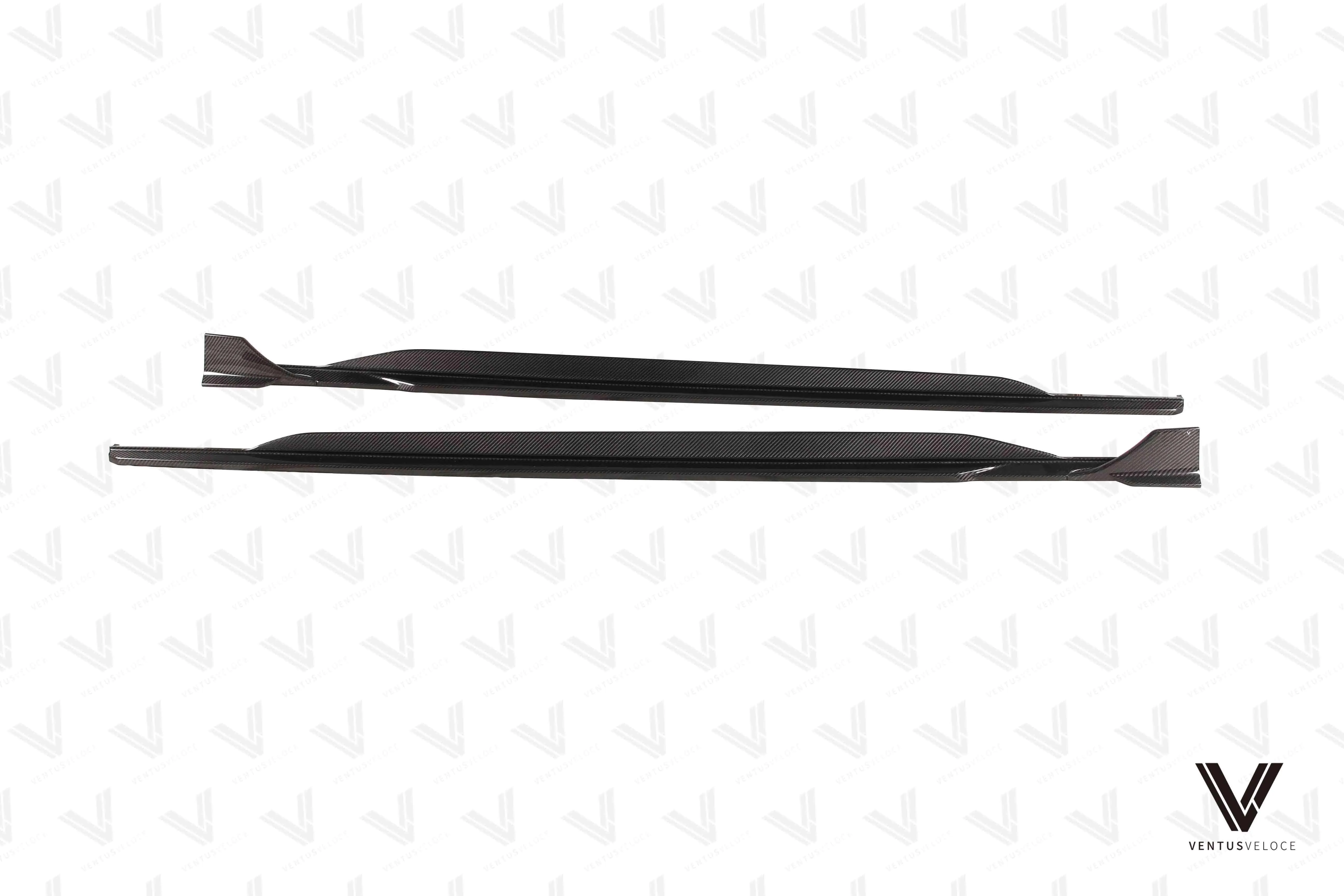 Ventus Veloce Side Skirts for Audi RS6 & RS7 C8 2020-ON Carbon Fiber