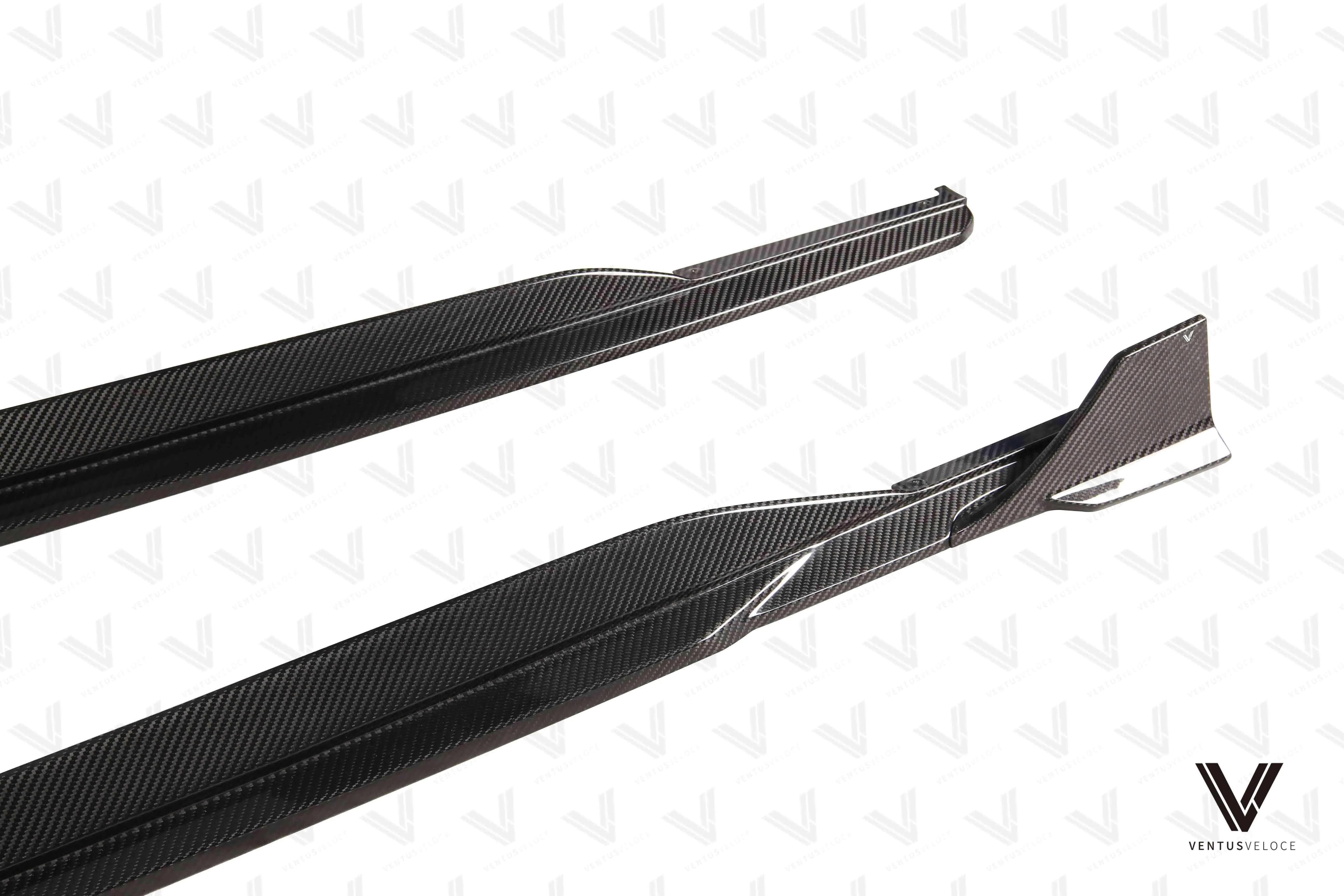 Ventus Veloce Side Skirts for Audi RS6 & RS7 C8 2020-ON Carbon Fiber