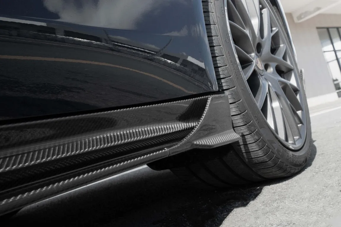 Ventus Veloce Side Skirts for Porsche Panamera 4 & 4S & Turbo 971.1 971.2 Carbon Fiber