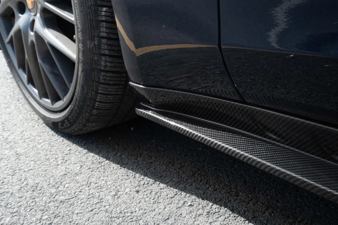 Ventus Veloce Side Skirts for Porsche Panamera 4 & 4S & Turbo 971.1 971.2 Carbon Fiber