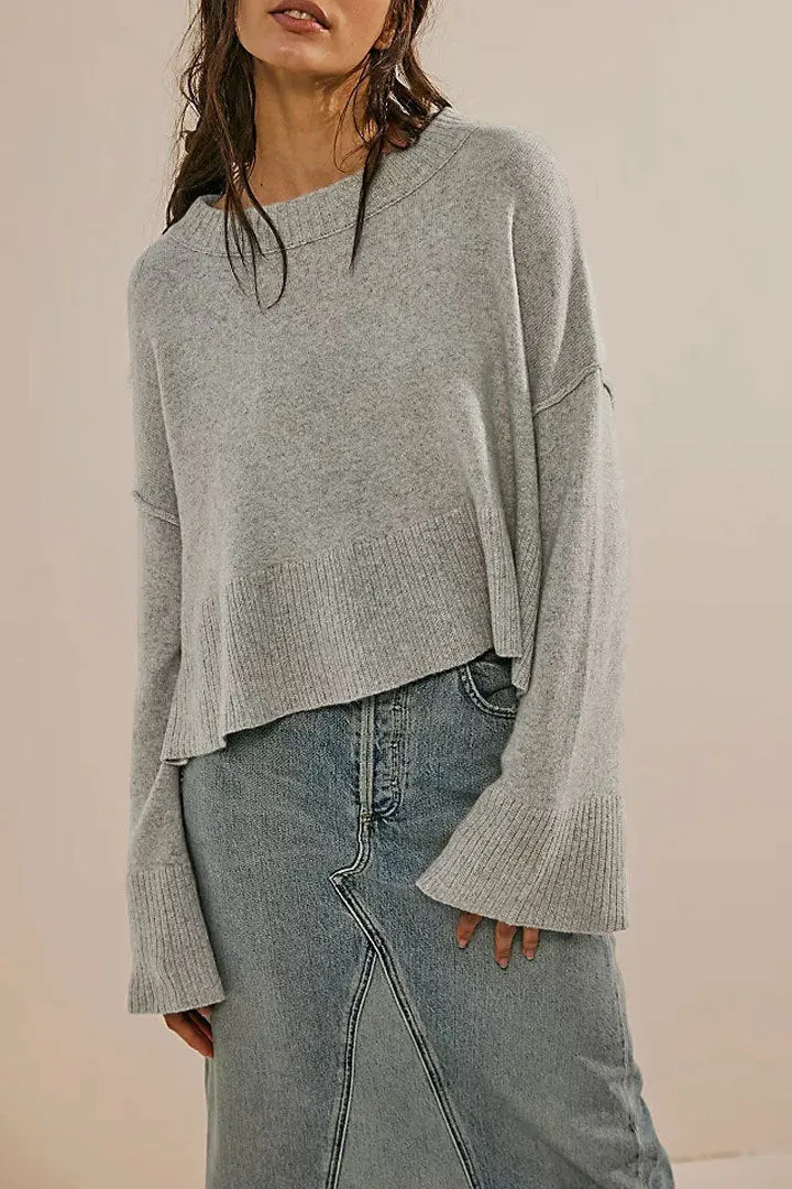 Vibrant Bell Sleeve Sweater