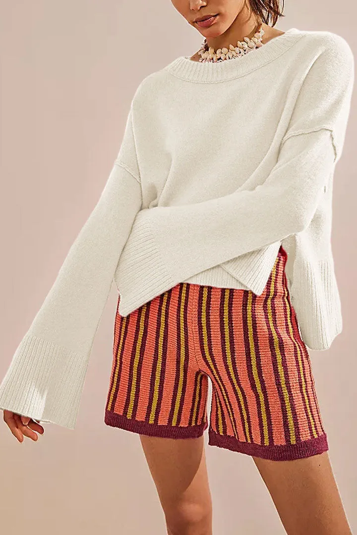 Vibrant Bell Sleeve Sweater