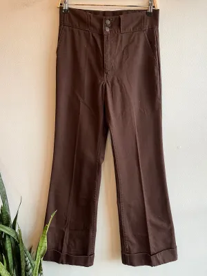 Vintage 1970's Levis Flare Pants - Brown