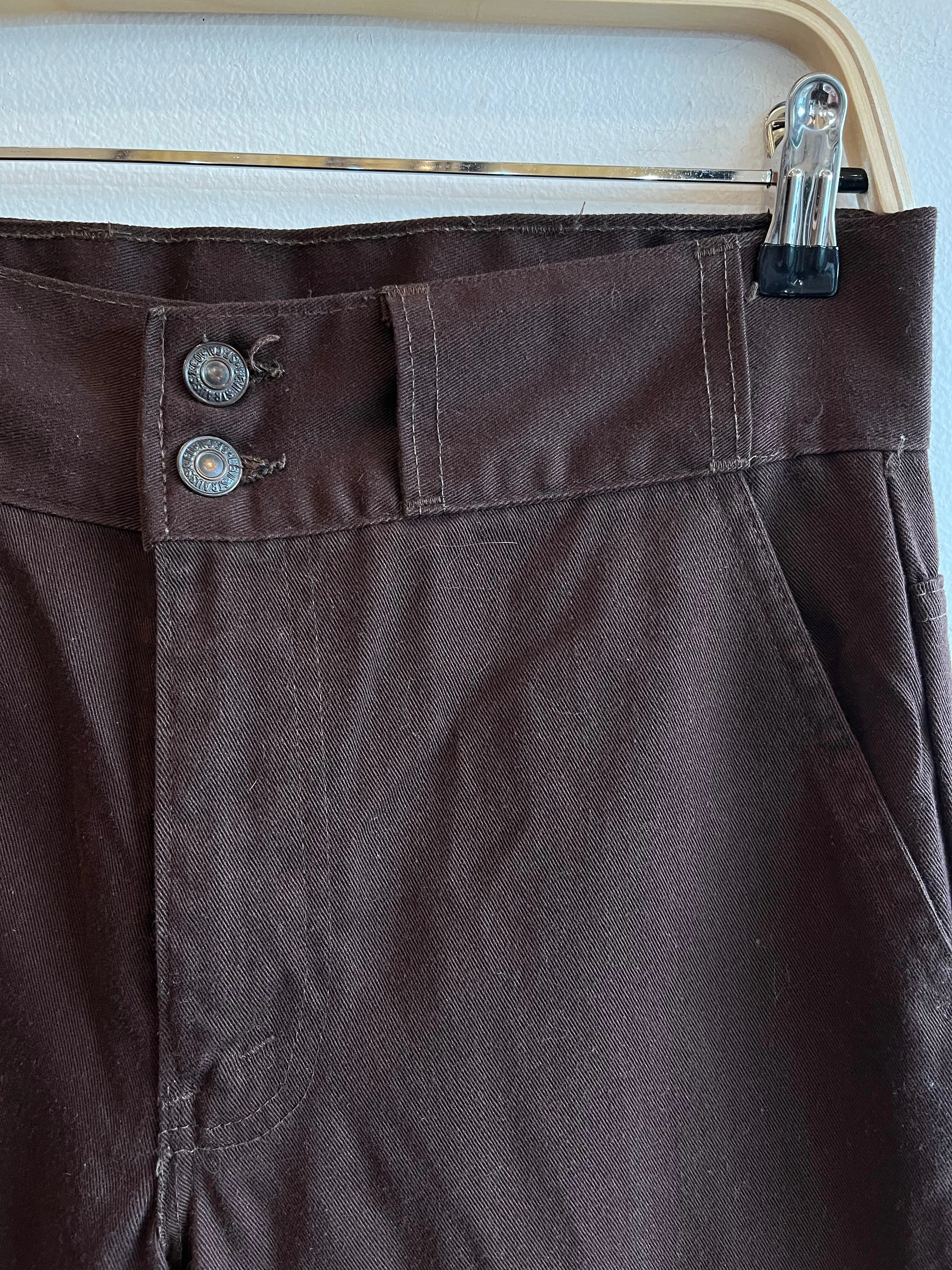 Vintage 1970's Levis Flare Pants - Brown