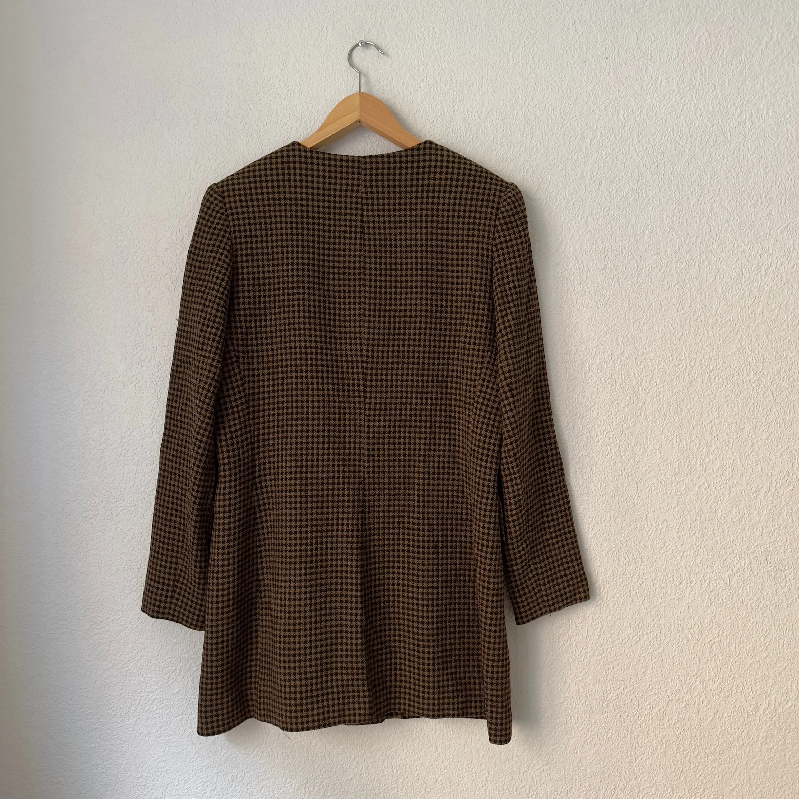 Vintage David Hayes Checked Wool Jacket