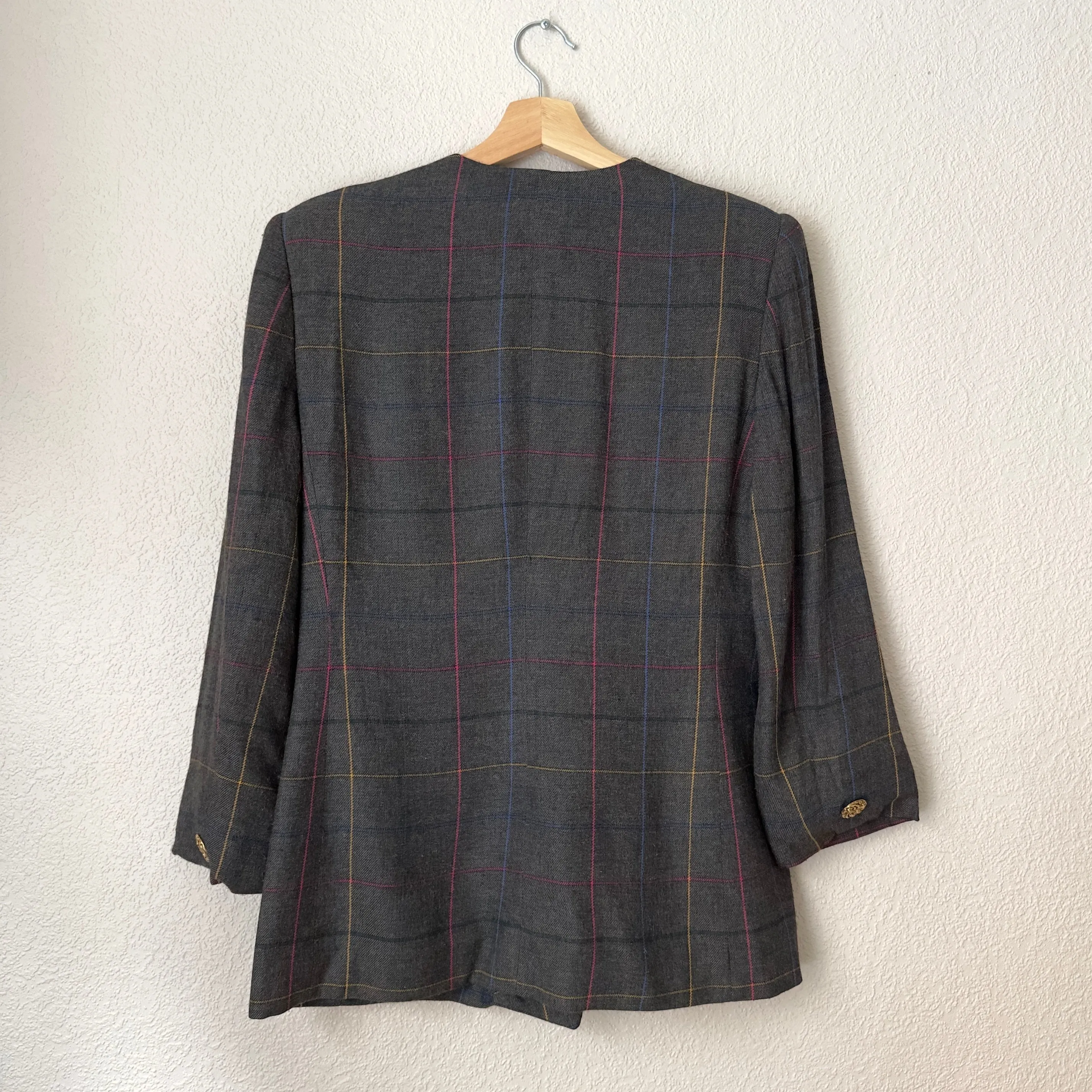 Vintage Oleg Cassini Grey Blazer