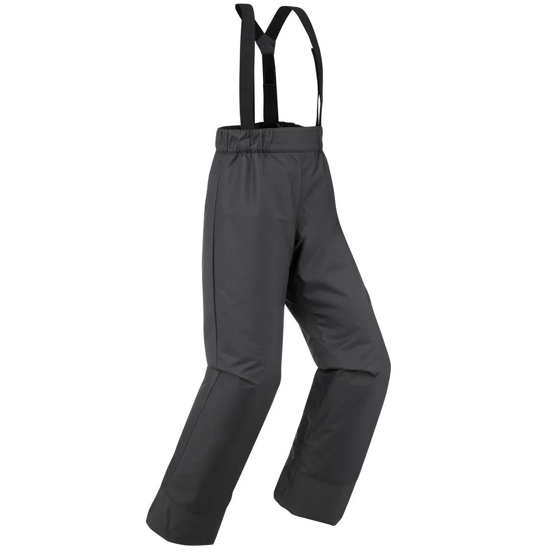 Wedze 100 Kid's Warm Ski Trousers - Waterproof - Dark Grey