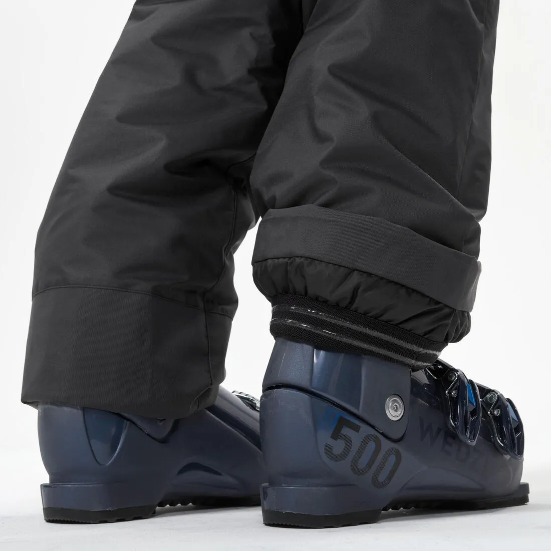 Wedze 100 Kid's Warm Ski Trousers - Waterproof - Dark Grey
